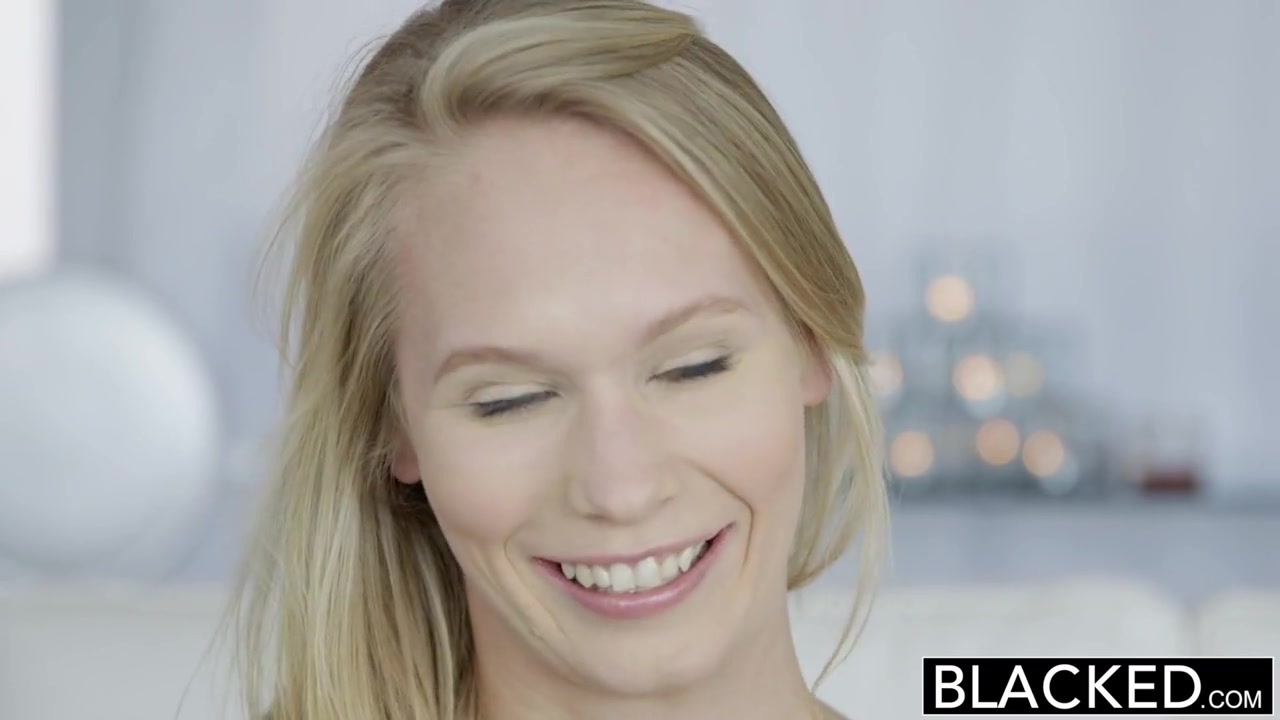 BLACKED Blonde teen 18+ Dakota James First Experience with Big Black Cock