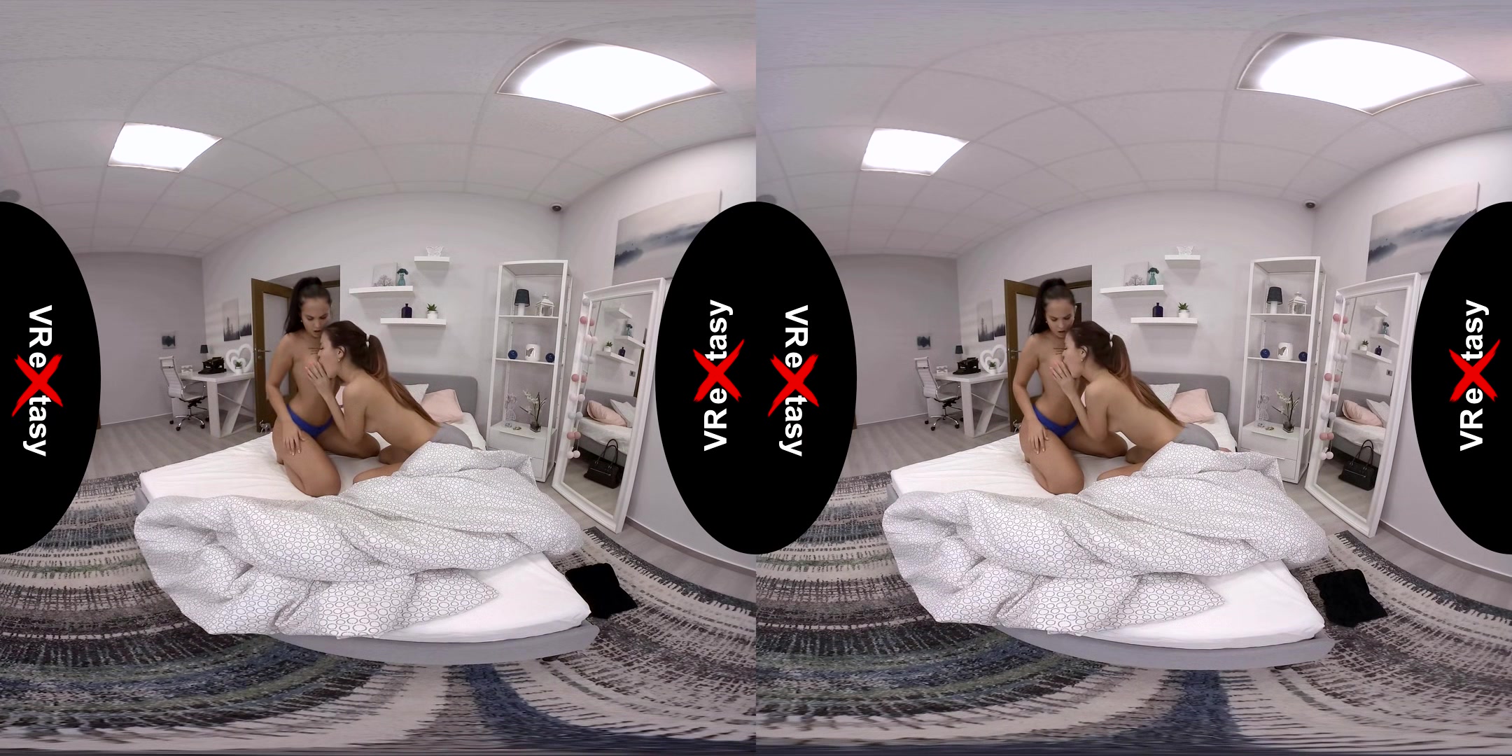 Let's Stay In Bed - Lesbian Pussy Licking Fingering