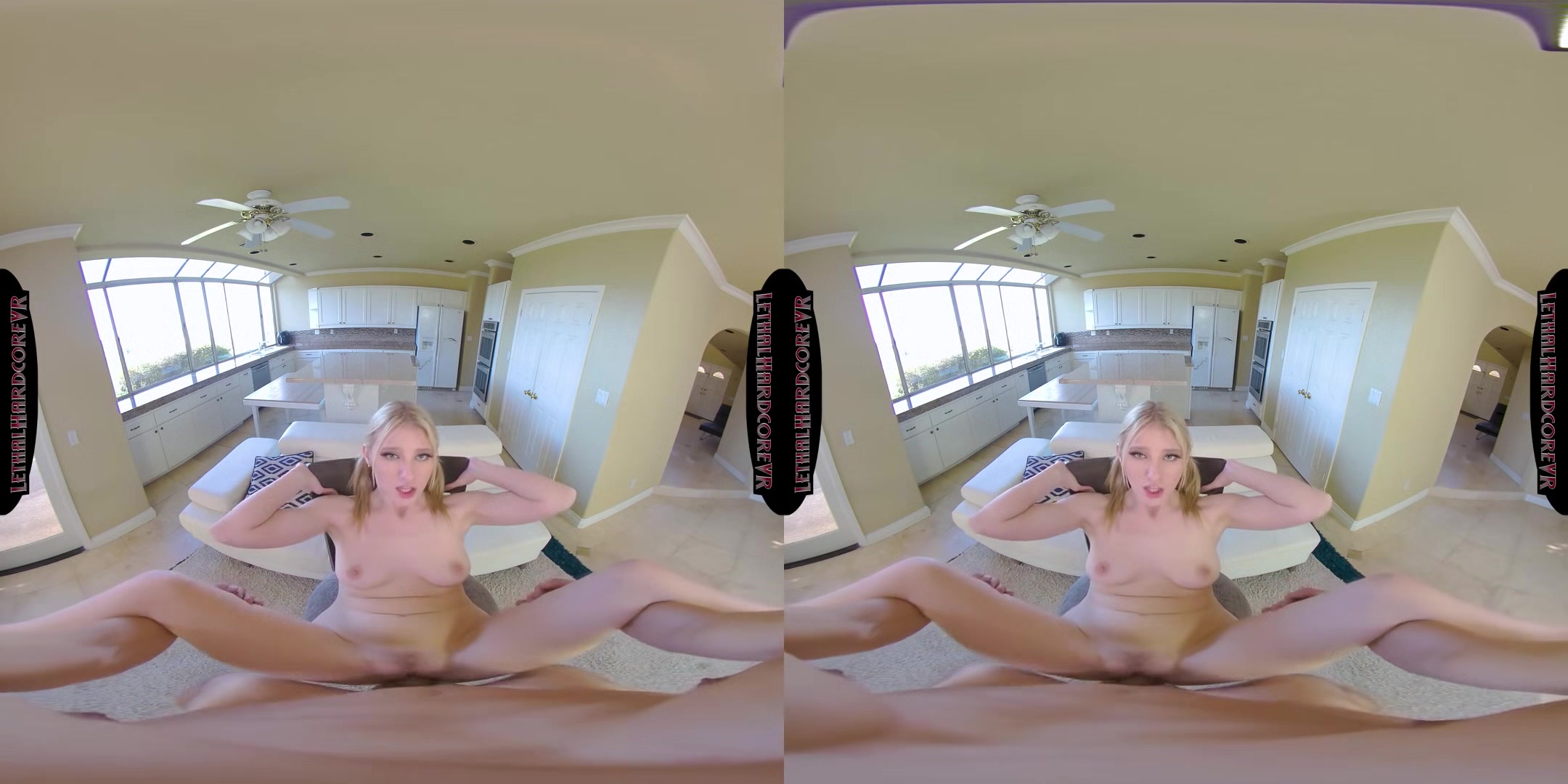 Melody Loves Creampies - Blonde Pornstar Melody Marks in Yoga Pants