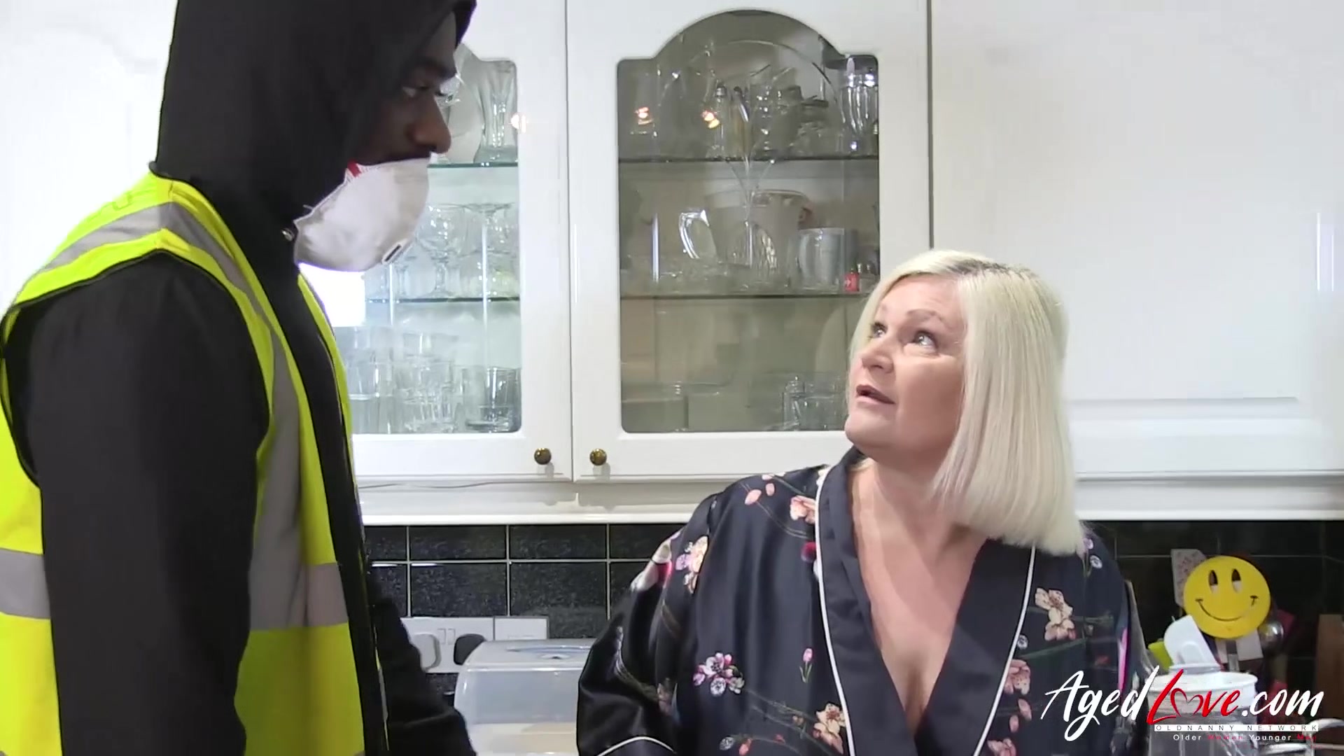 AGEDLOVE Busty British Mature Lacey Starr Threesom With Cherry English