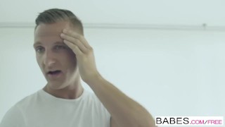 Babes - Stepmom and daughter share the painter cock