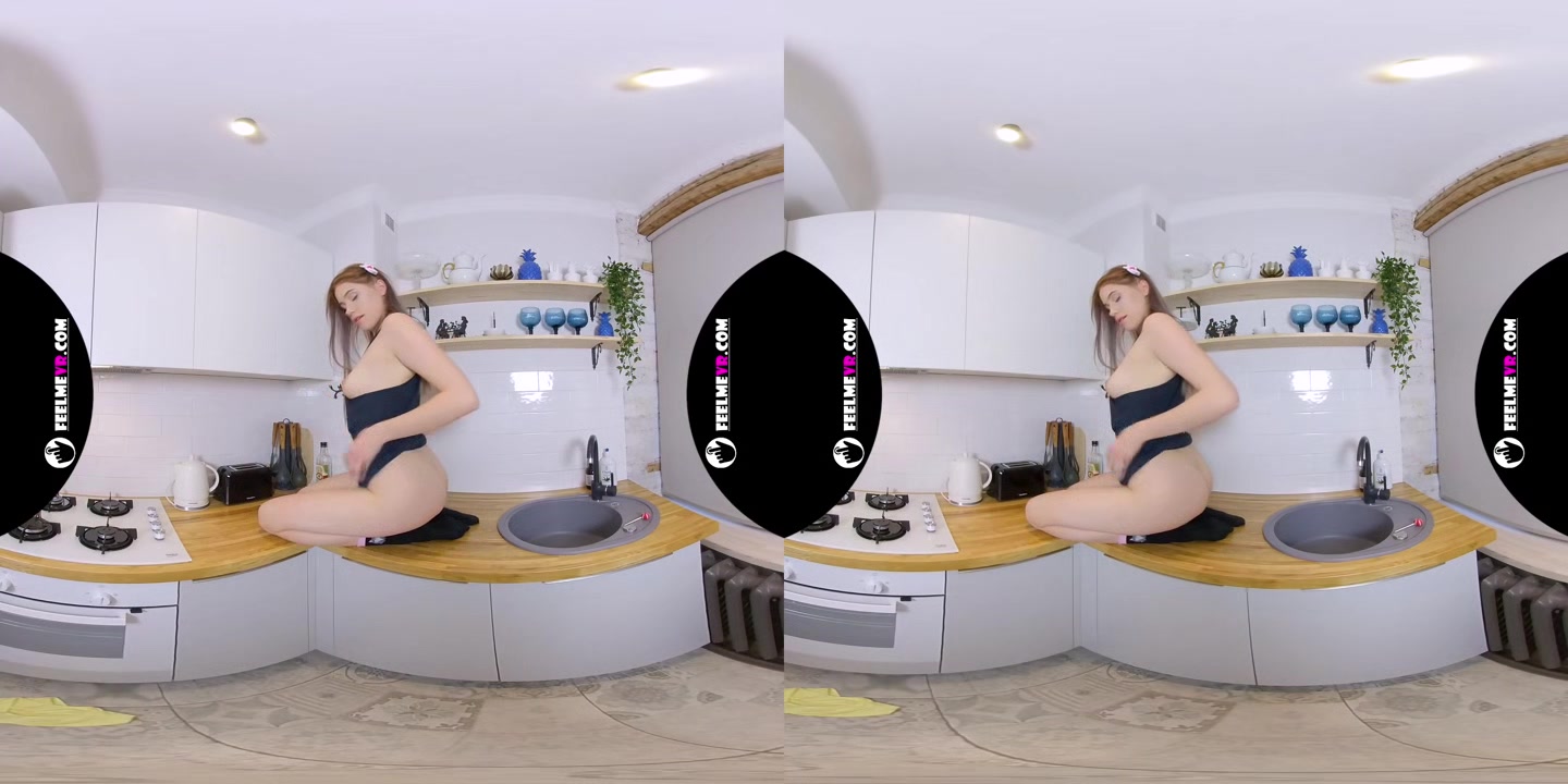 Margarita Teen Virtual 3D Strip In Kitchen - FeelMeVR