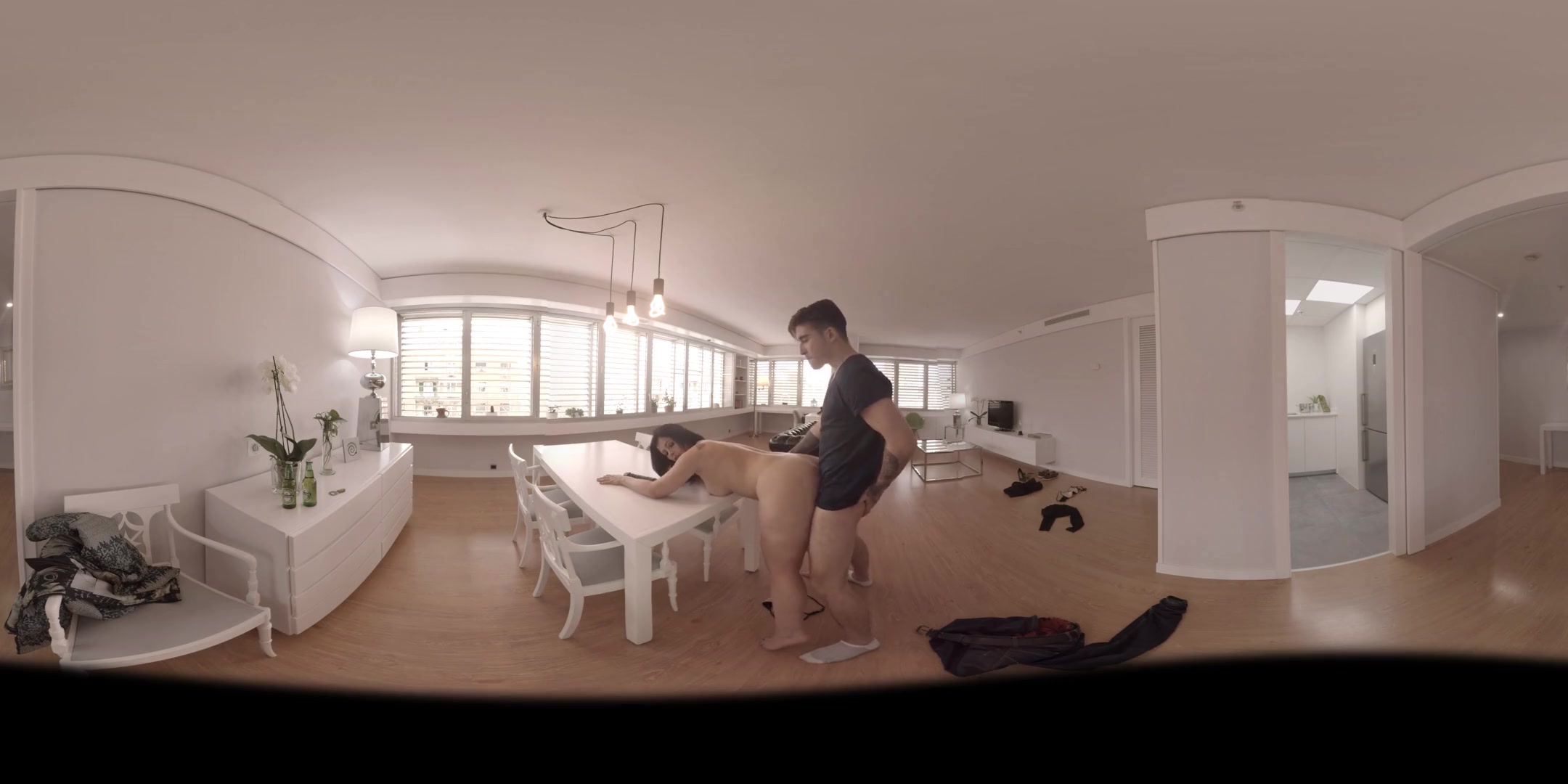 Chubby Girl Gets Fucked on the Table - VirtualPorn360