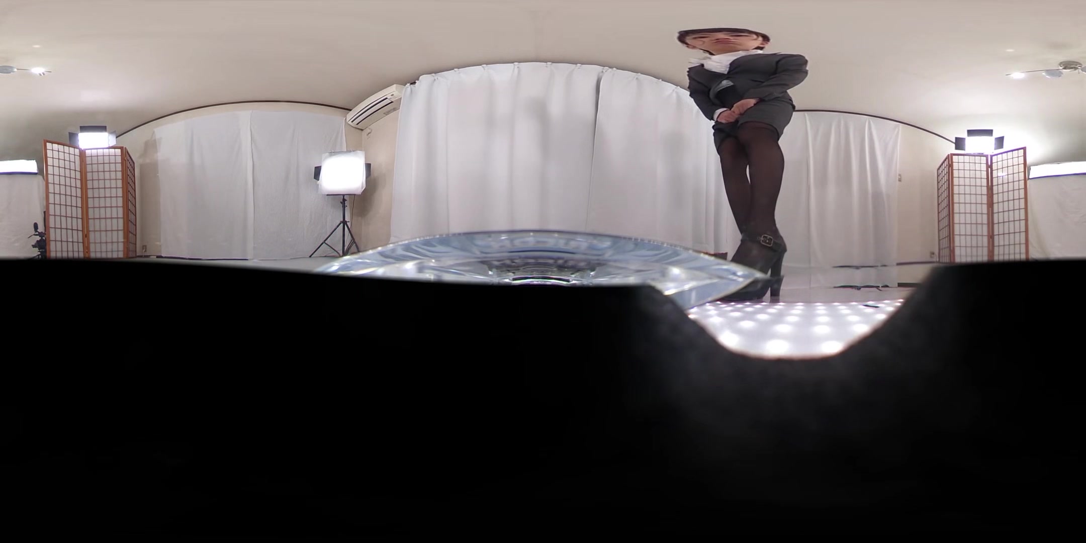 VR Leak in Clothes 3 - Cute Japanese Babe Solo Watersport