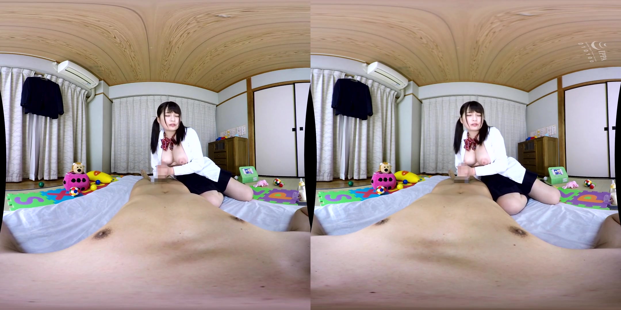 [Baby Play] Big Tits Milky Stepmom in a Uniform 1 - Asian MILF Hardcore