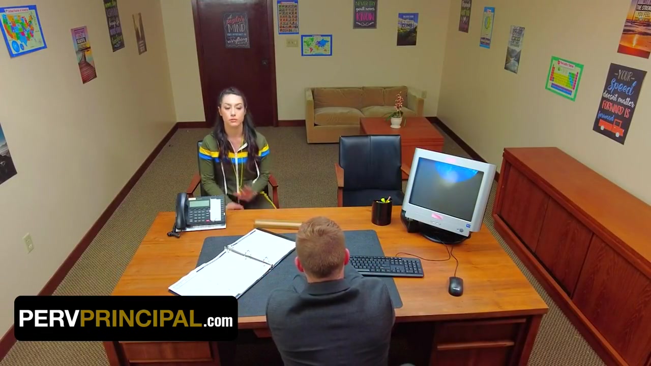 Step Mom Swallows Principals Cum To Help Step Son With His Grades - Isabel Love