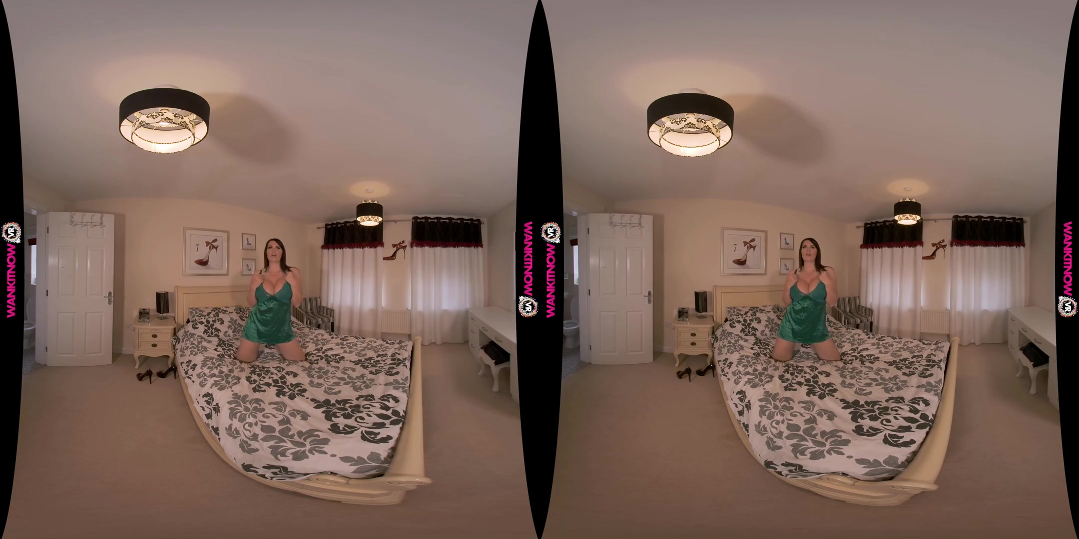 Sneaky Fun - Big Tits Curvy Babe Solo Striptease