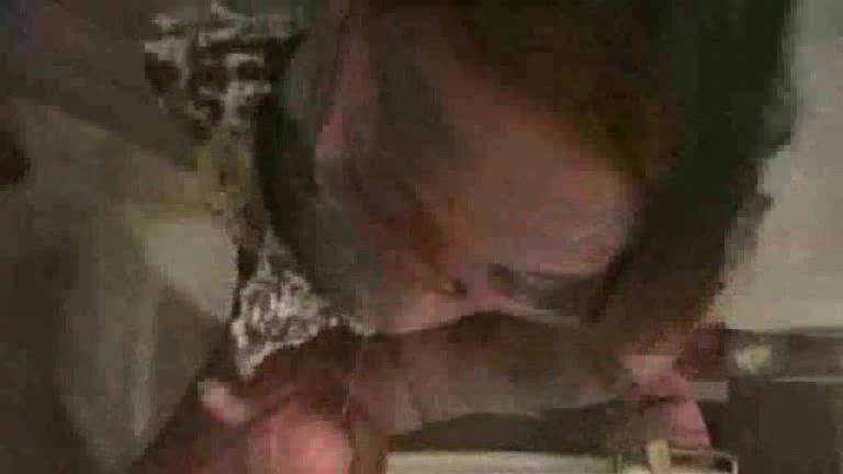 This Ebony has a seductive look on her face when she sucks dick