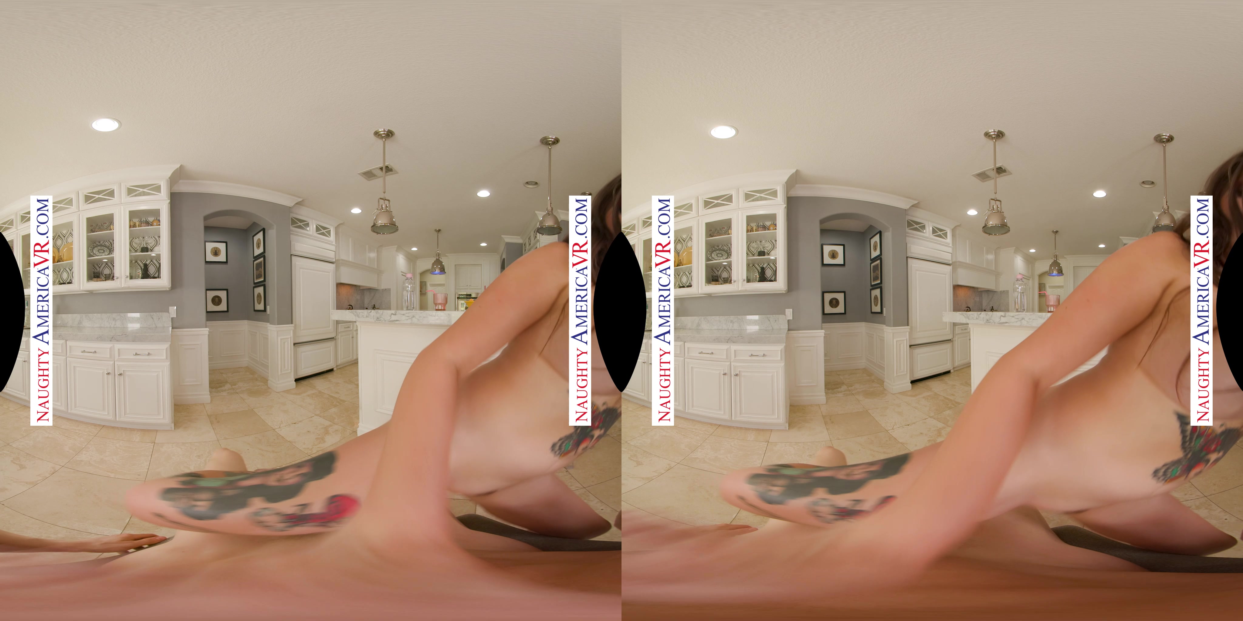 Bella Blu definitely has bigger and juicier tits than her friend does