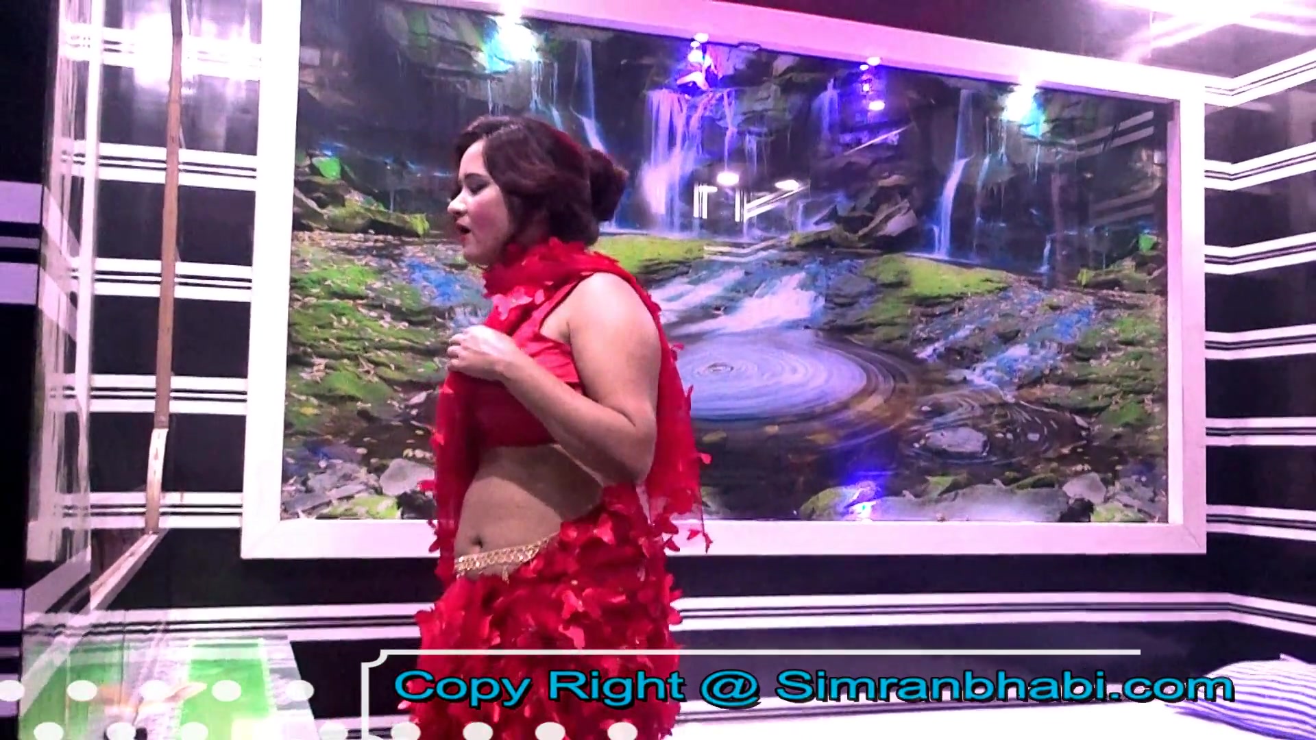 Sexy Simran In Read Saree - Sex Movies Featuring Sexwithsimran