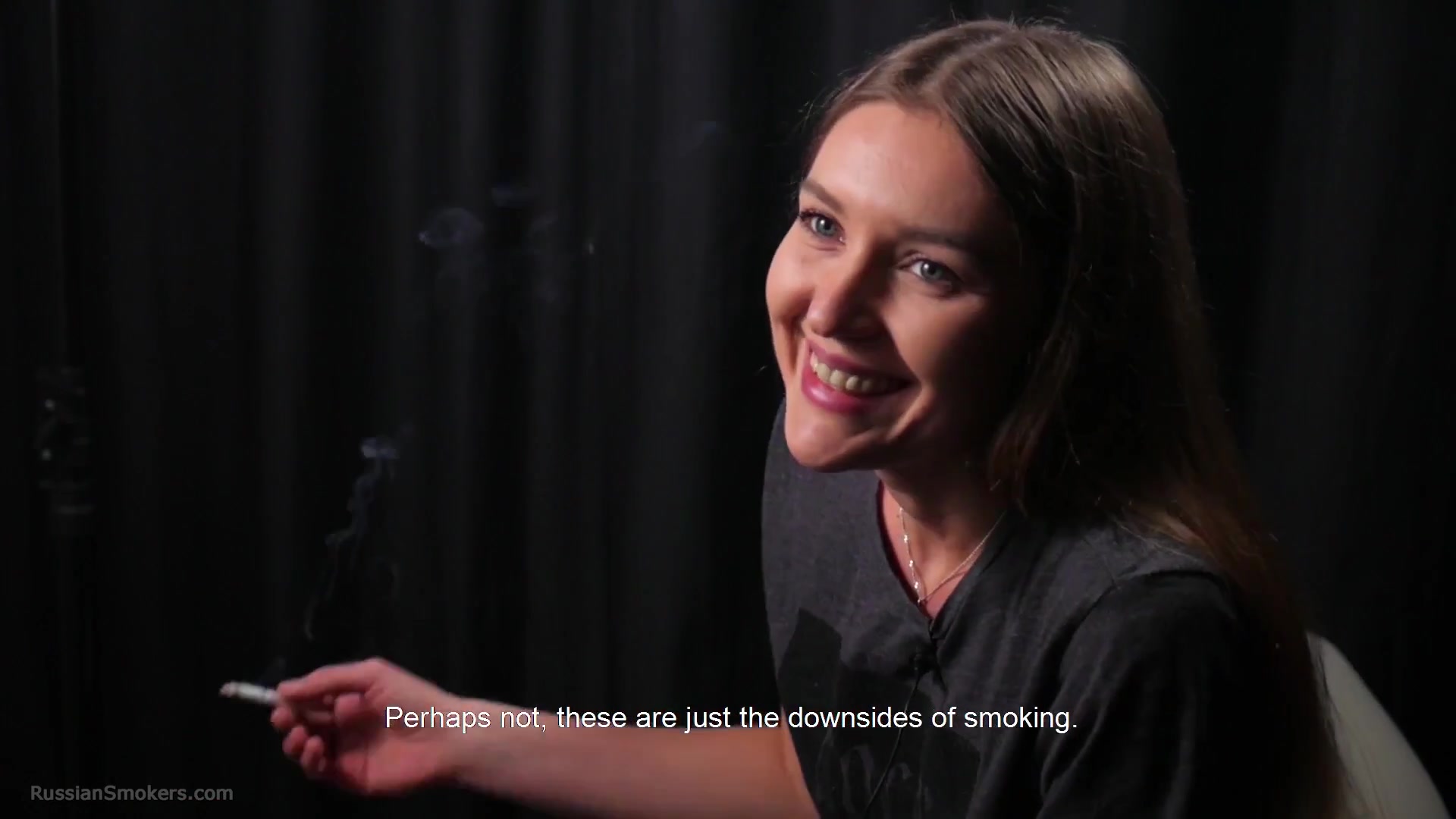 Kate Is Giving An Interview And Smoking 100mm Cigarettes