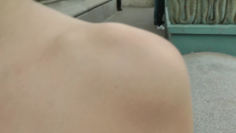 Good-looking gal enjoys a hardcore public fuck