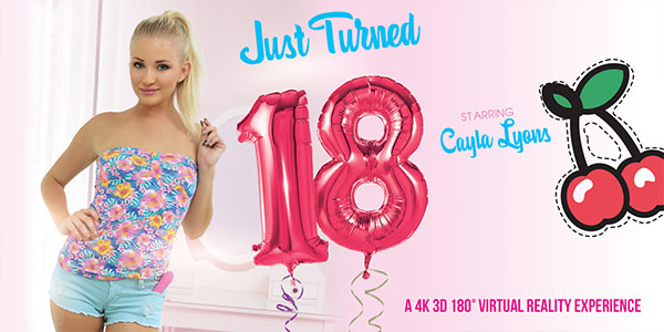Cayla Lyons in Just Turned 18 - VRBangers