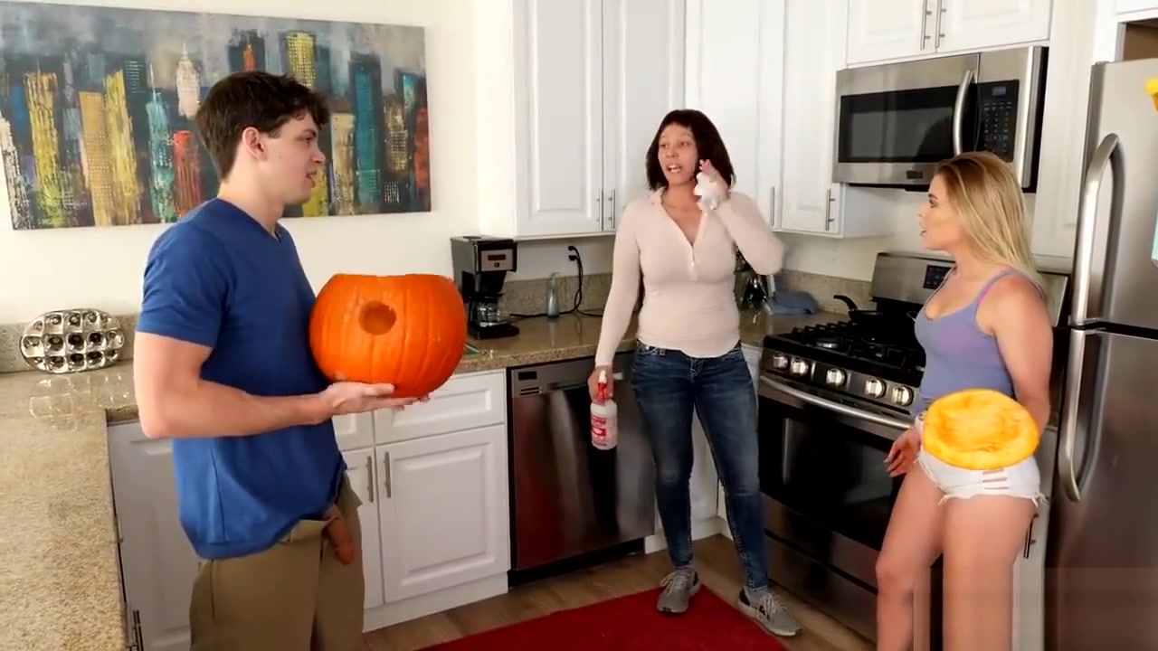 STEPBROTHER FUCKS STEPSISTER NEXT TO HIS Step mom