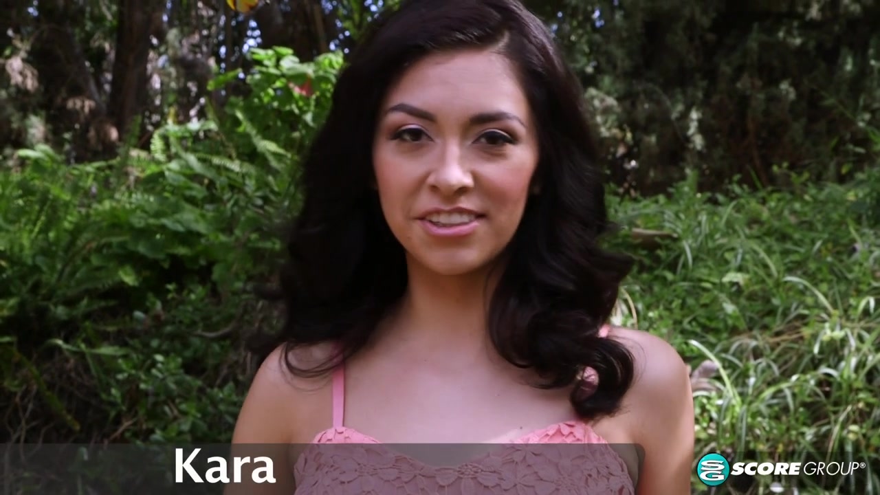 Beautiful And Bashful Brunette Kara Is A Nervous 20something Who Does A Striptease And A Masturbation Show Outdoors.