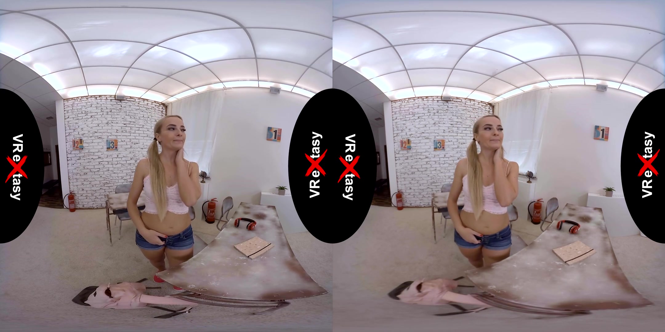 Victoria Pure - Solo; Adorable Blonde Babe Solo Masturbation