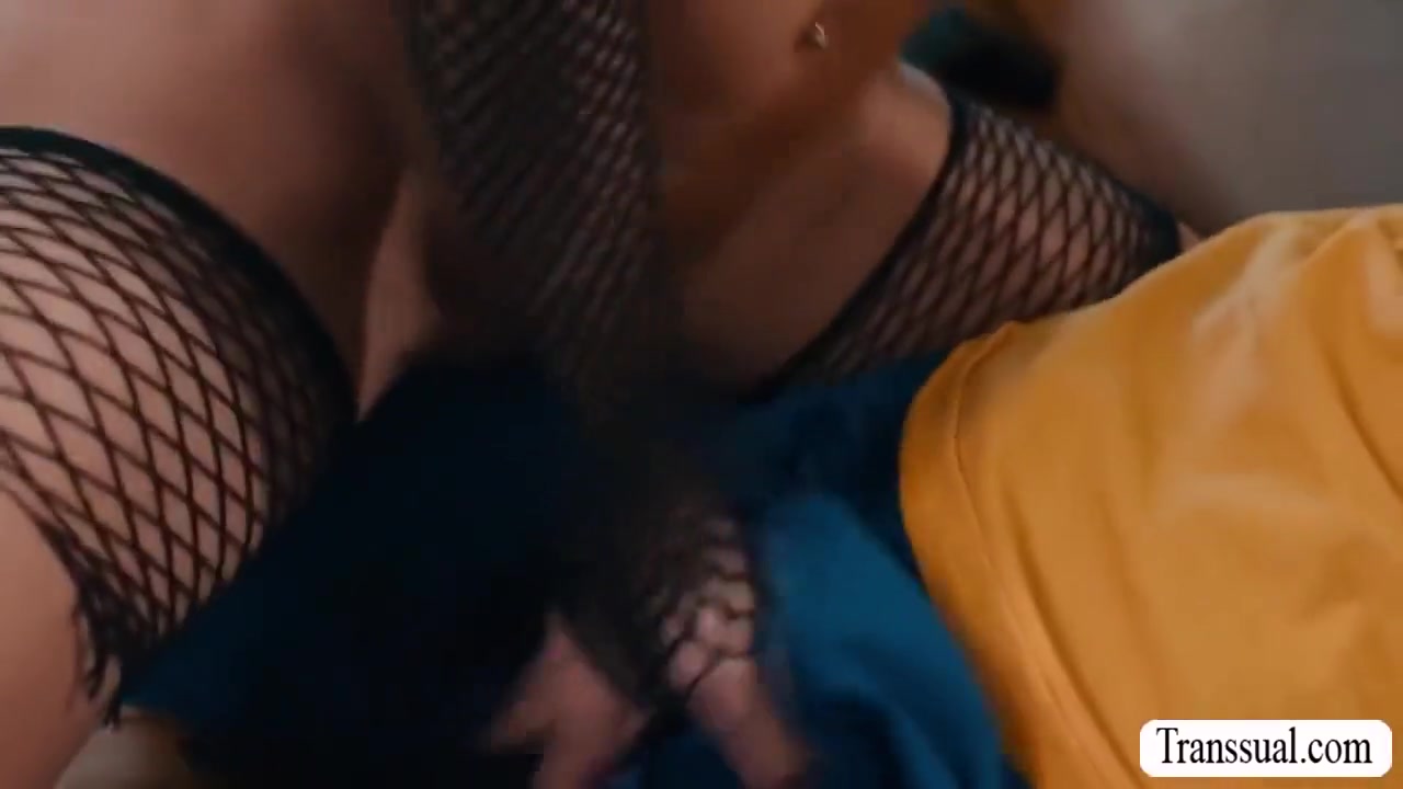 Lucky Stepson Fuck Slut Stepmom And Her Ts Gf