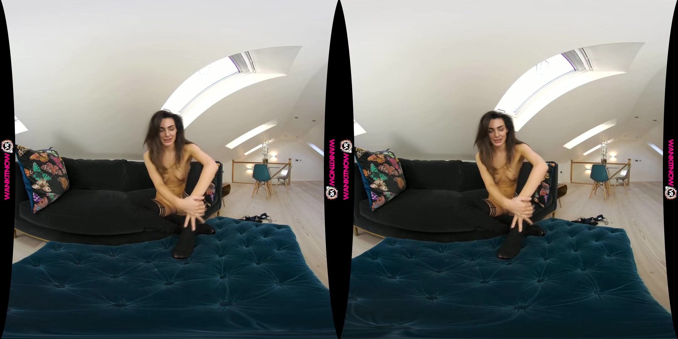 Finally Opening My Legs - British Babe Solo Striptease