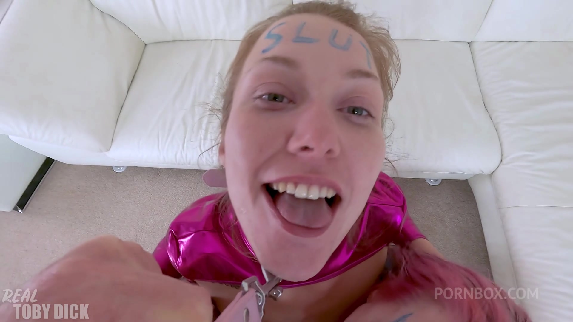 Alice doms Becky with her FIRST ANAL - she is fucked up wrecked - PissVids