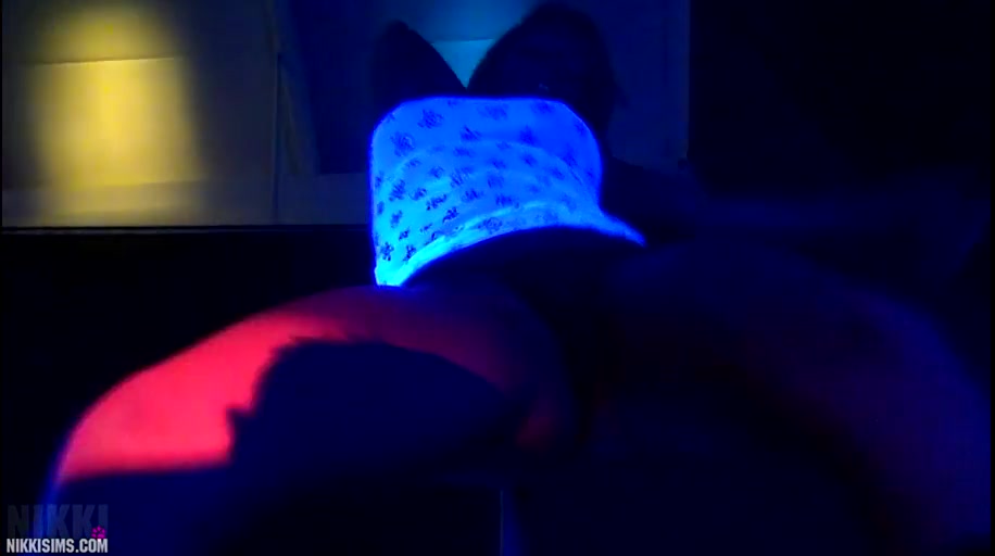 Nikki Black Light Stripper Video