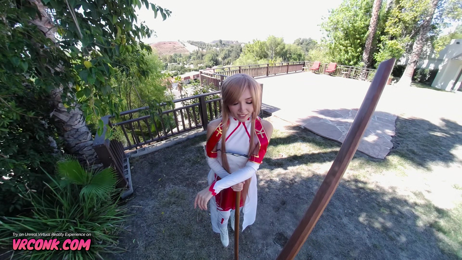VR Conk Maya Woulfe as Yuuki Asuna - Sword Art Online XXX Parody VR Porn