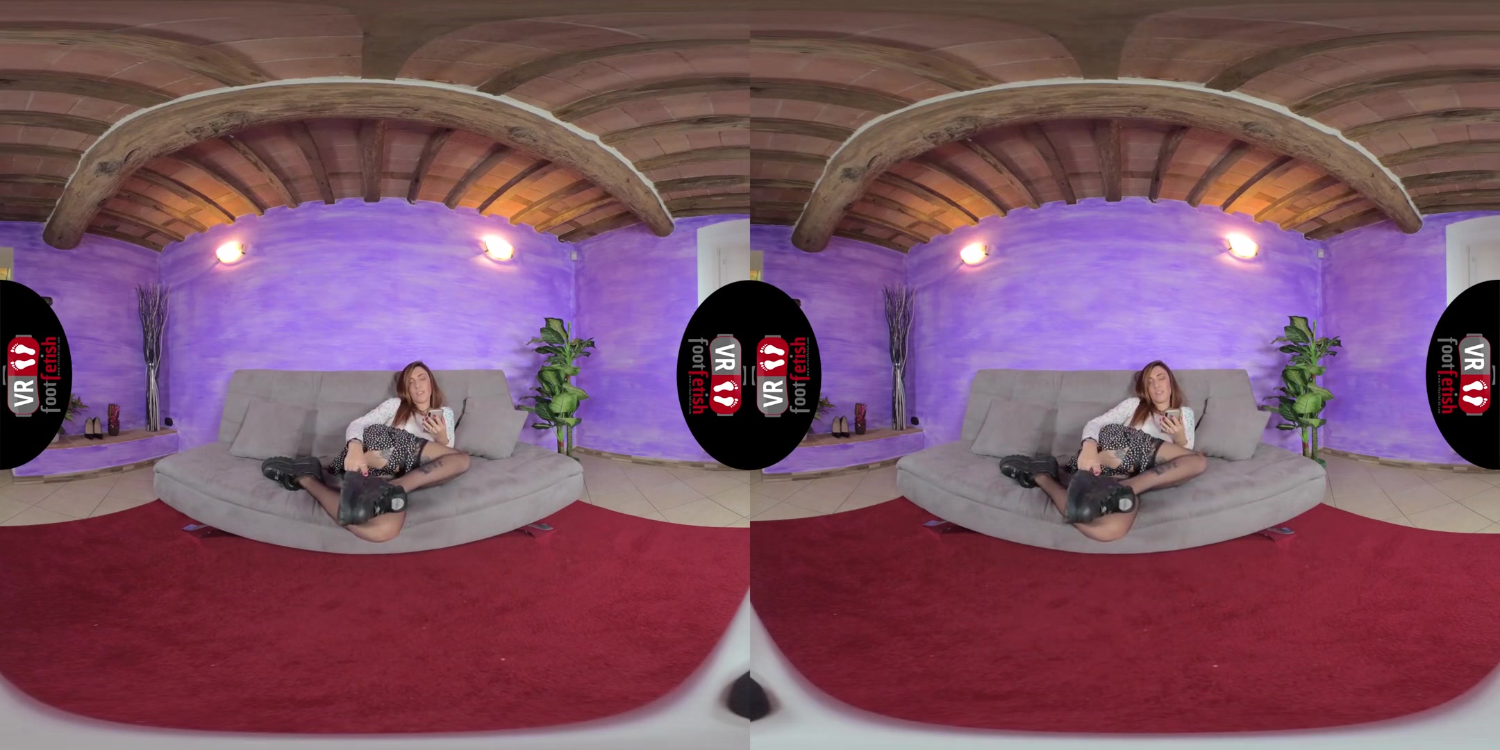 Gorgeously Seductive Aradia Shows Off Her Fabulous Feet - Virtual Reality Foot Fetish Special