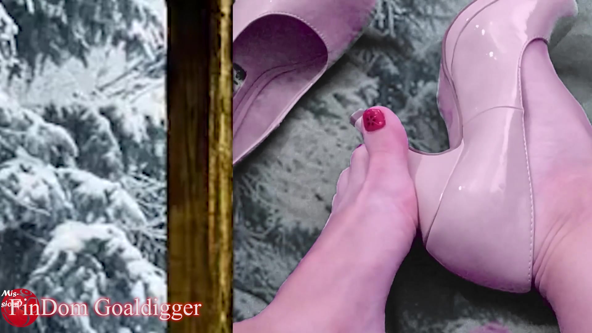 Red Pedicure Ruined Orgasm - Sex Movies Featuring Findom Goaldigger