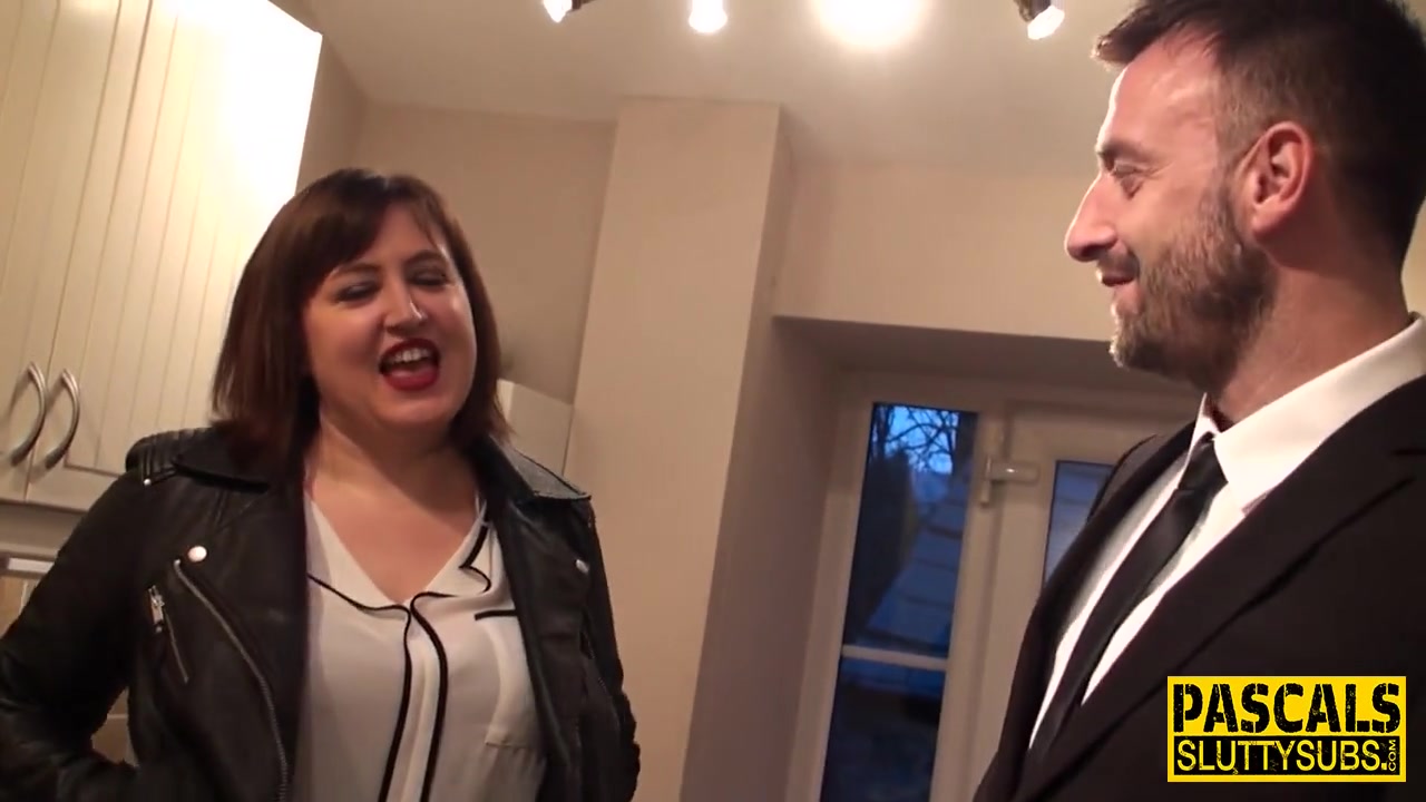 Real fat brit pounded
