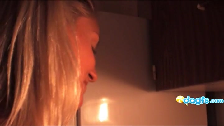 Busty Blonde Doing The Dishes - BustyGFsExposed