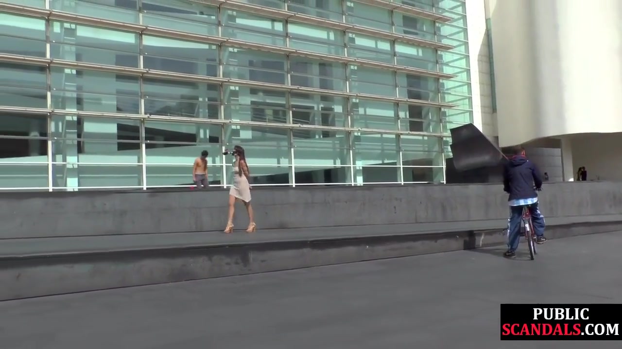 Real Newbie Gets Public Spanked And Facefucked Before J