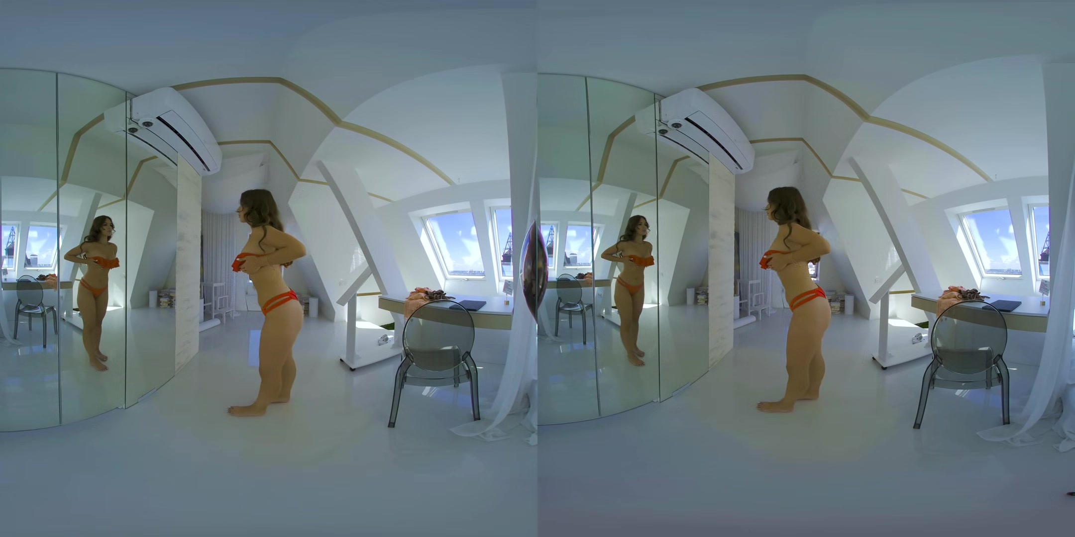 Olena's Striptease In The White Clouds - Vrsun