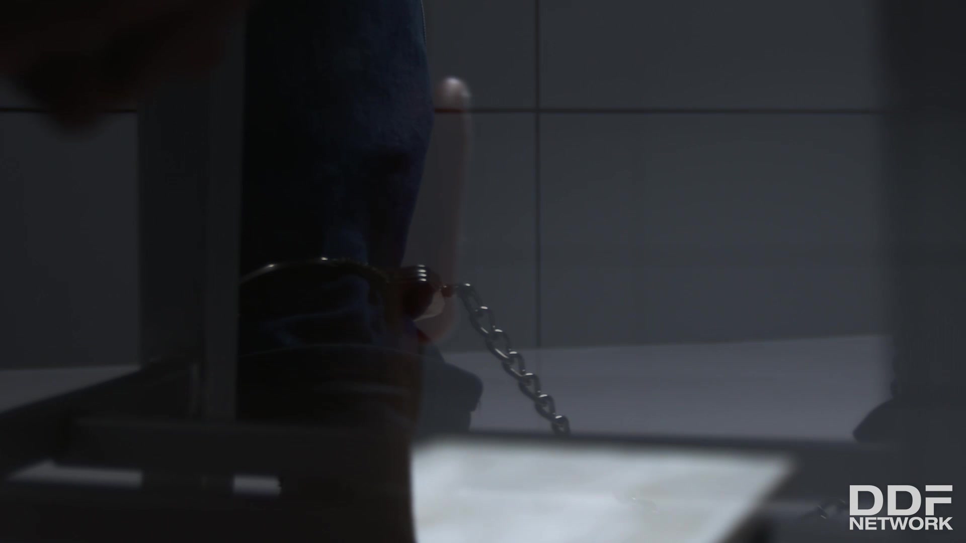 The Interrogator: Busty Cop Sucks her Prisoner - PornWorld