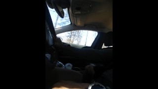Driving both hands on my dick