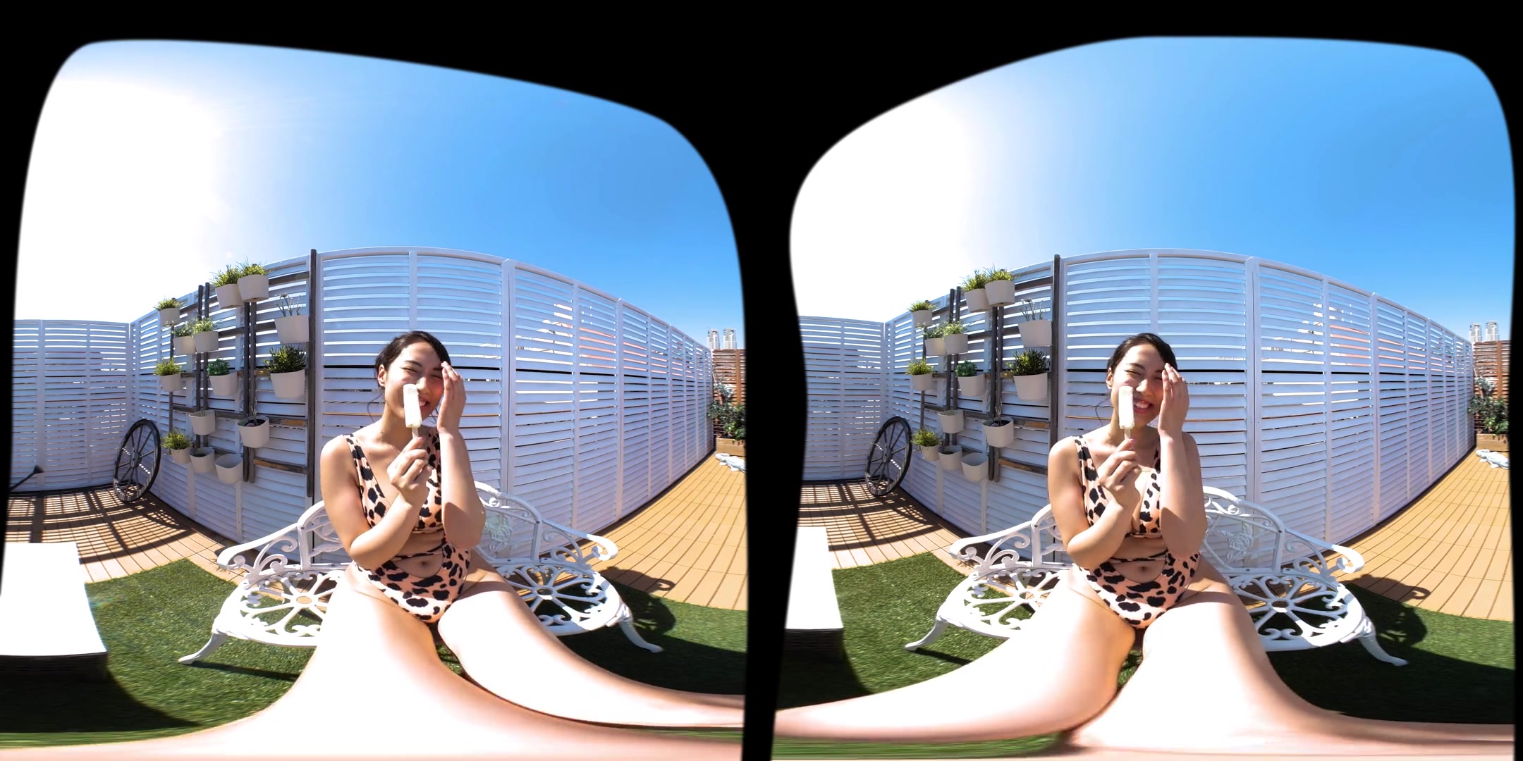 Close Contact Playing in the Water; Softcore Non-Nude Teasing on a Virtual Date