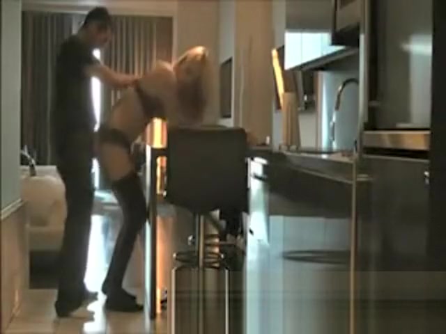 Nicole Charming fucked in kitchen by boyfriend