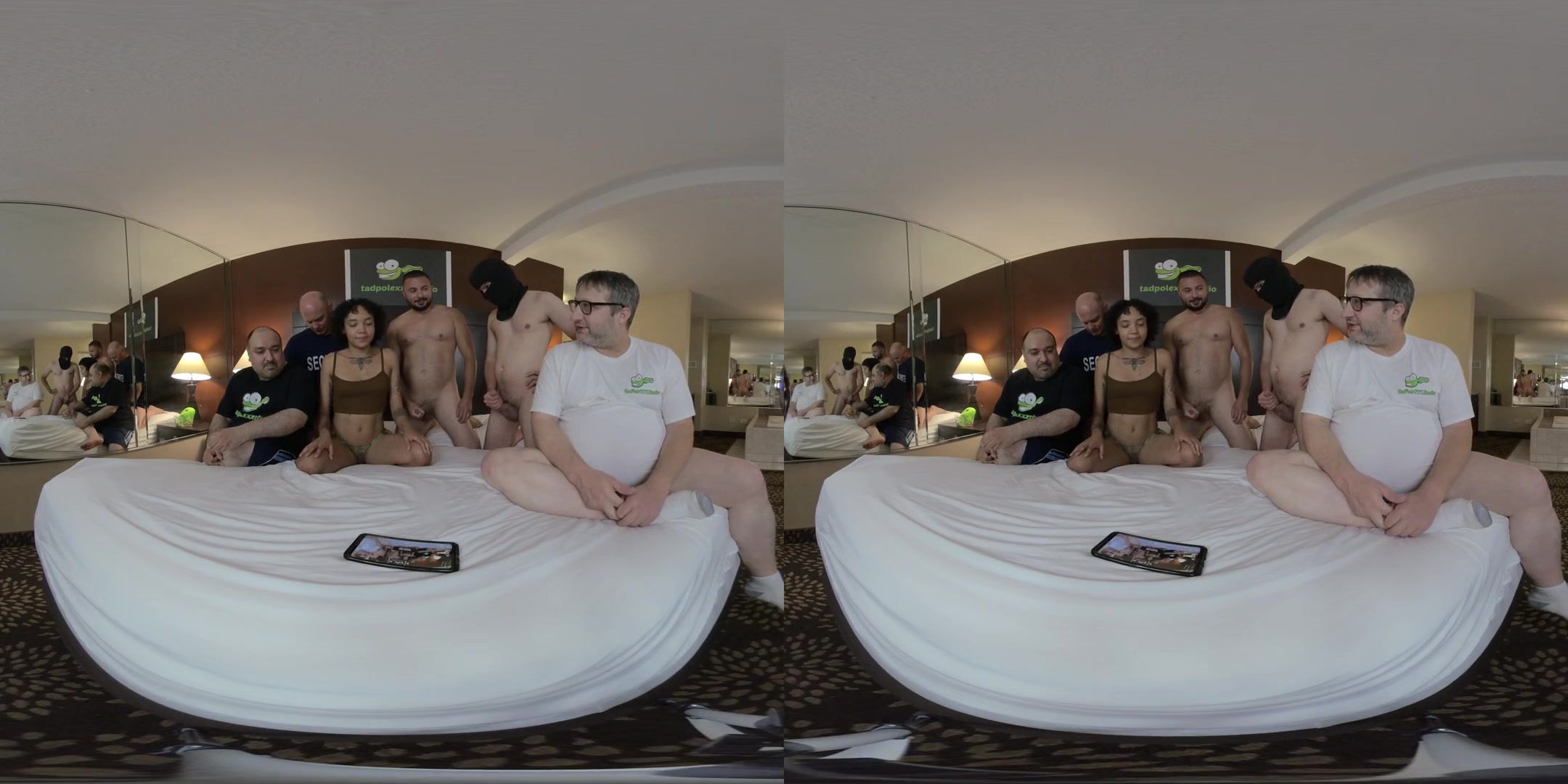 Olive's First Ever Gangbang - Ebony Teen Hardcore Voyeur