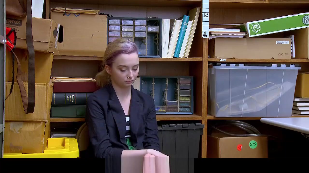 Shoplyfter - teen 18+ With Colorful Hair Gets Caught And Fucked