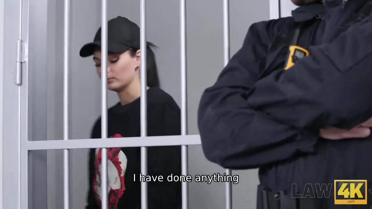 LAW4k. Smart girl Leanne Lace steals BMW but security guards fuck