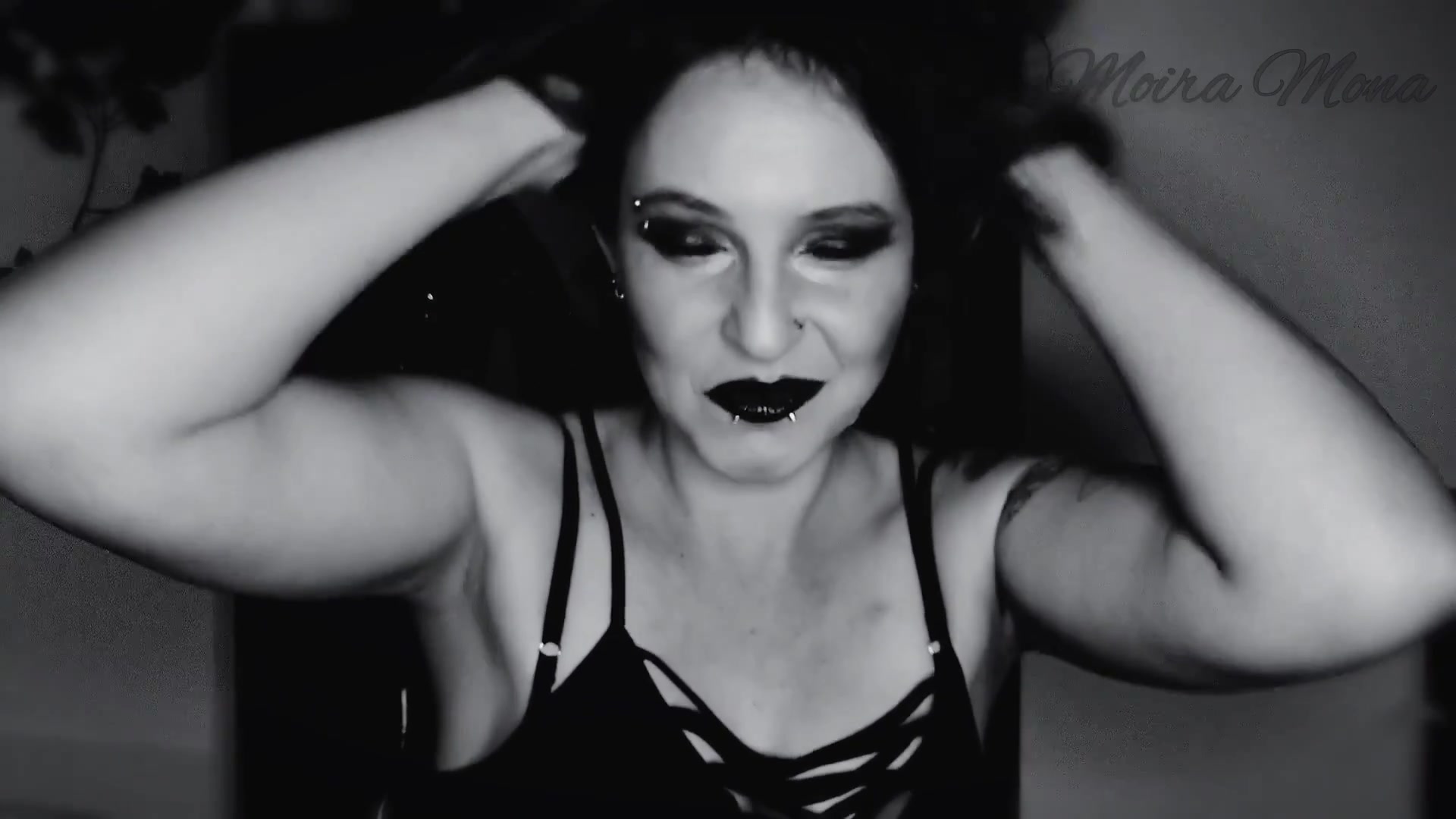 Evil Queen With Dark Lipstick