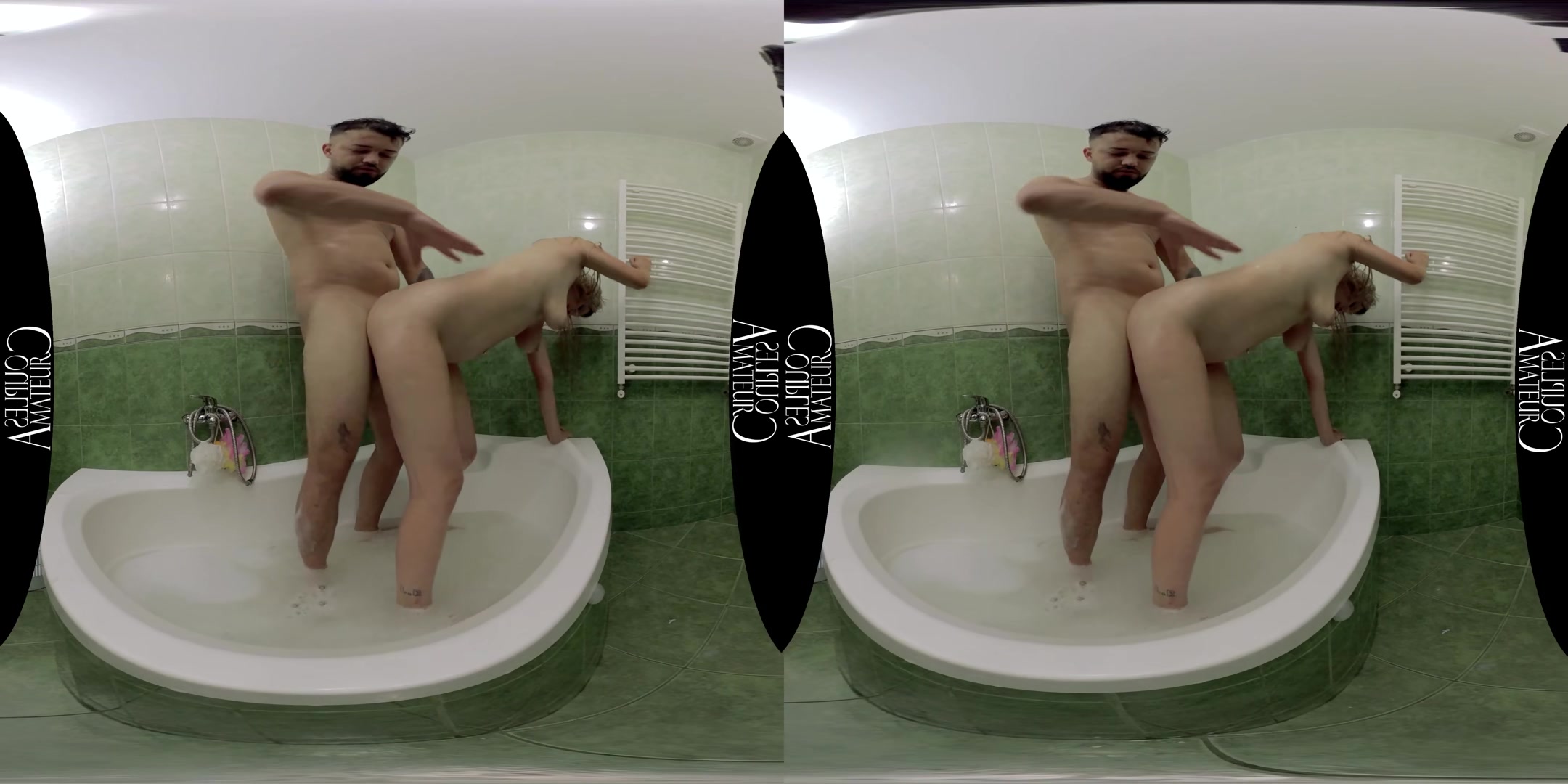 Bathtub Fast Fuck - AmateurCouplesVR