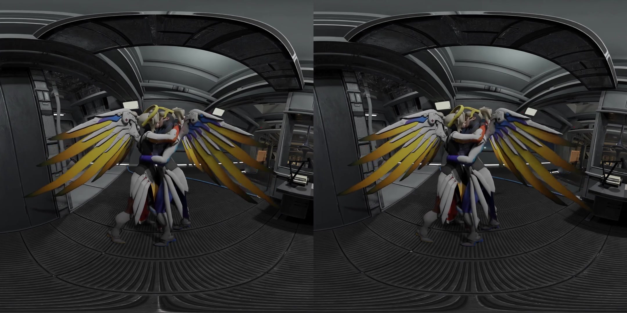 Mercy x Mercy - Lesbian; CGI Porn 3D - SexLikeReal