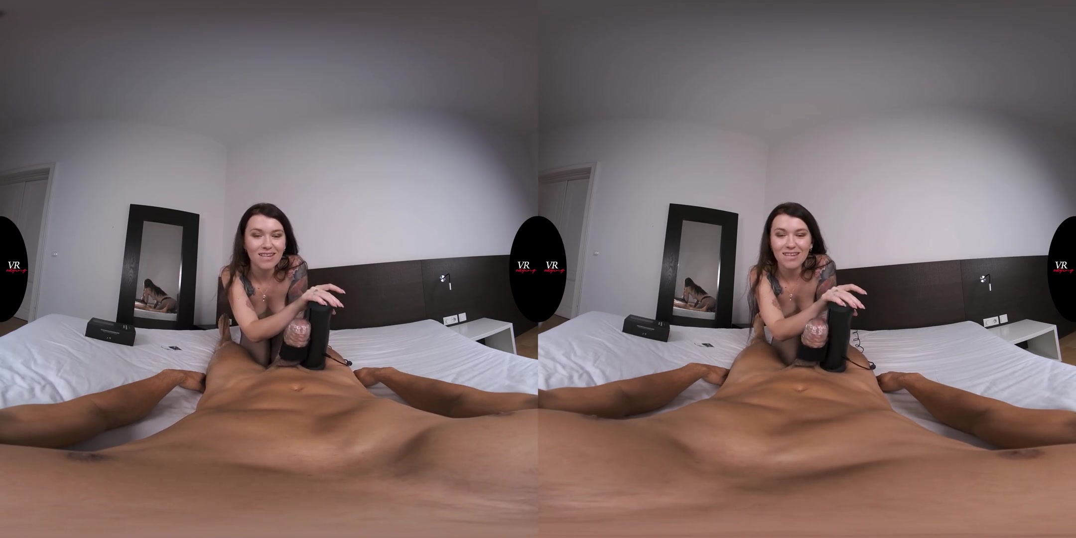 Misha featuring the 'Handy' in 'Nice and Sloppy'; Pornstar Edging Handjob Footjob Blowjob