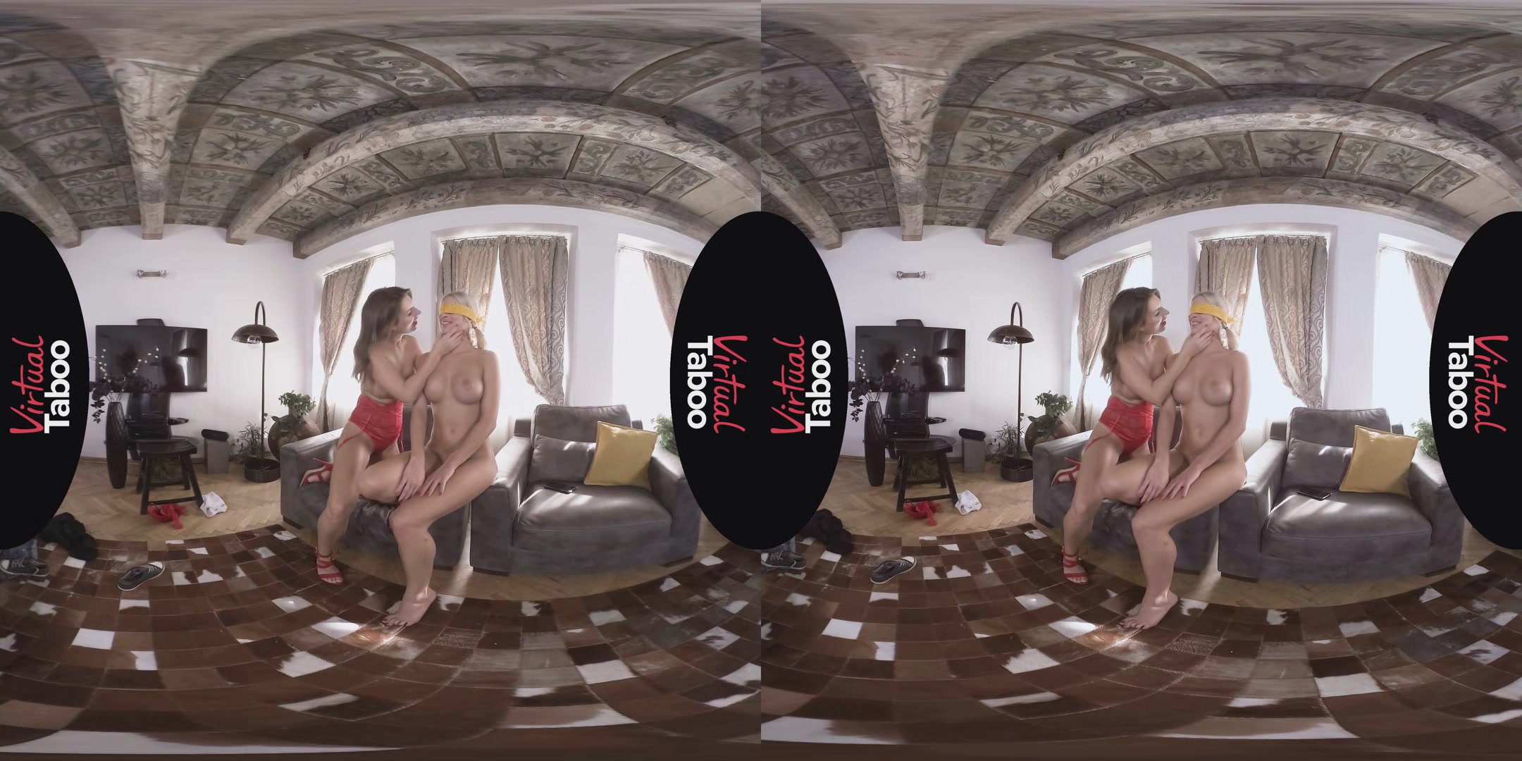 Jenifer Jane, Ria Sunn VR Porn: Mommy, Are You Sure It's A Dildo? - VirtualTaboo