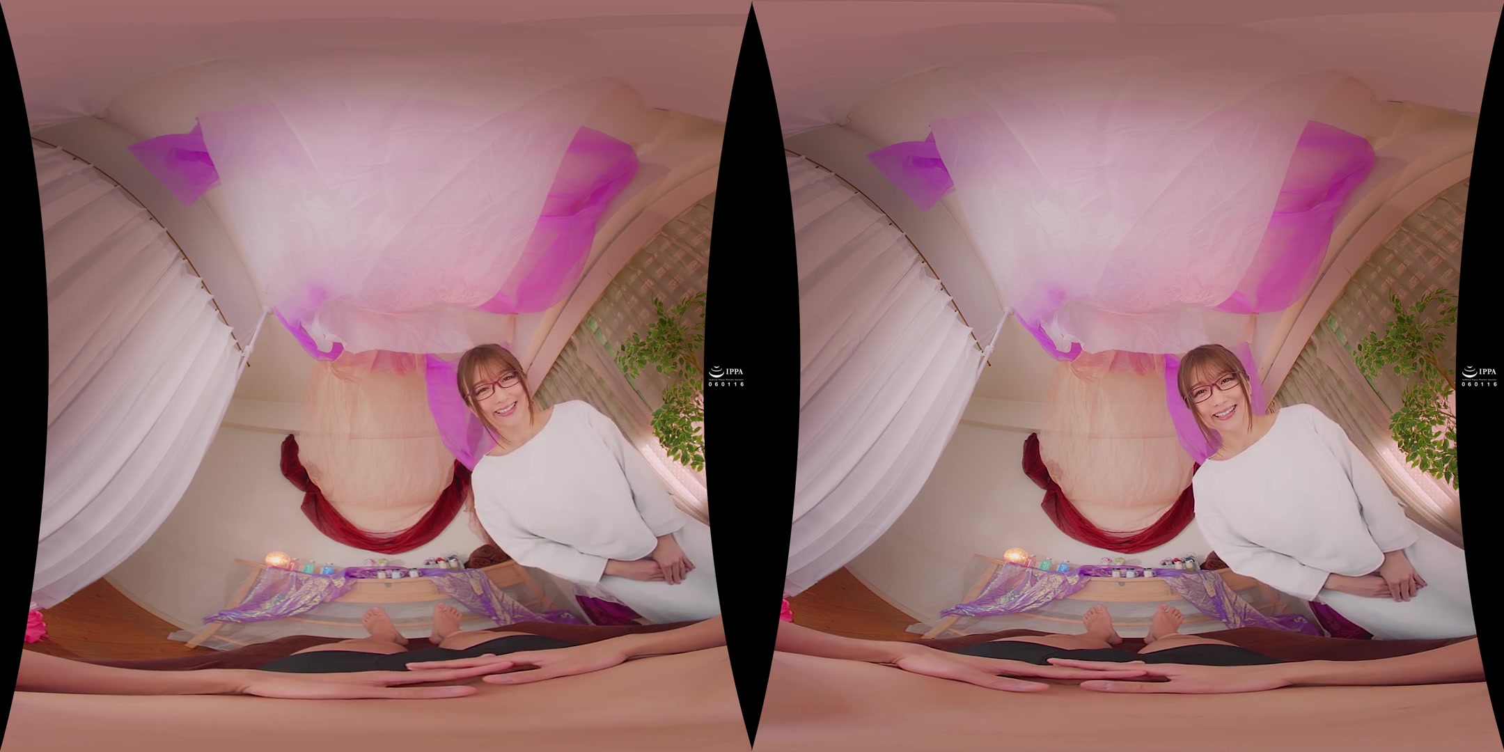 Laying on Your Back Surprise: I Got a Total Slut at the Massage Parlor; Extra Long JAV VR