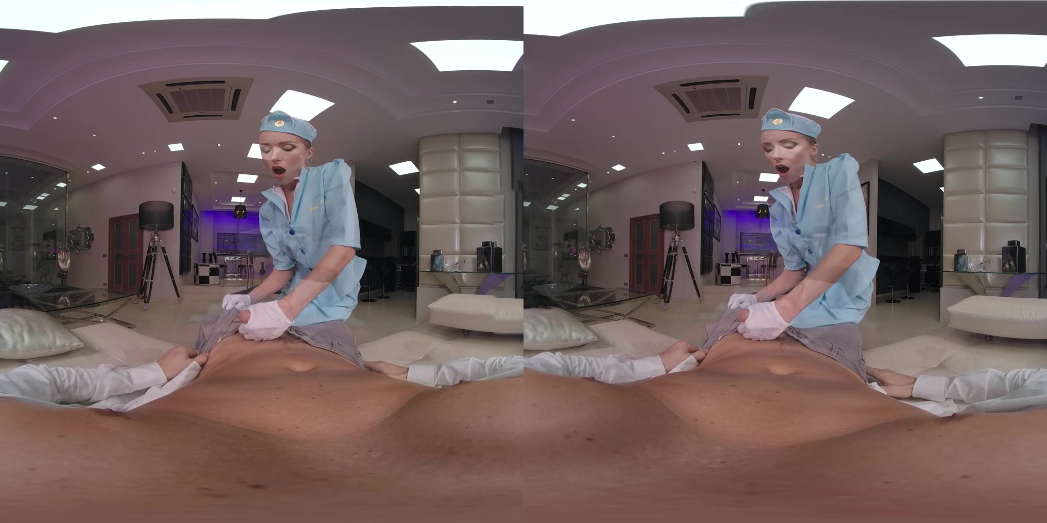 Crew Anal Fun - Fucking the Stewardess POV VR - SexLikeReal
