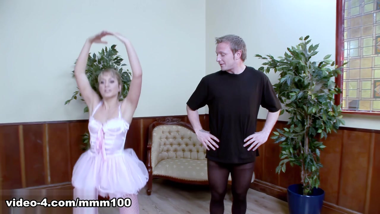 Beautiful dancer in a tutu gets her pussy fucked hard during her dance class - MMM100
