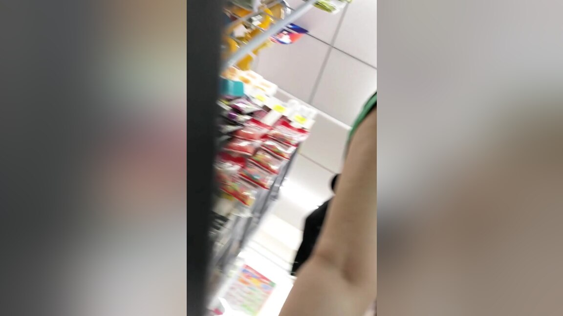 MILF from Asia is fucked by a white guy in front of the camera.