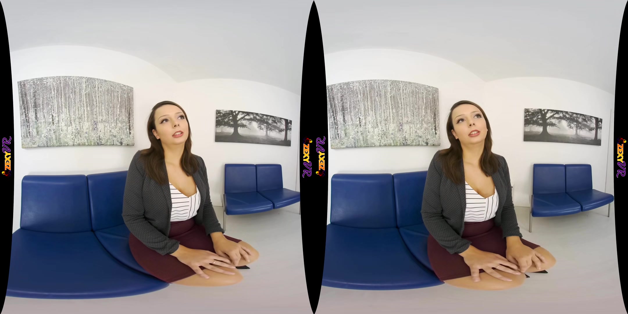 Open Interview - Hot British Babe Strips To Get The Job