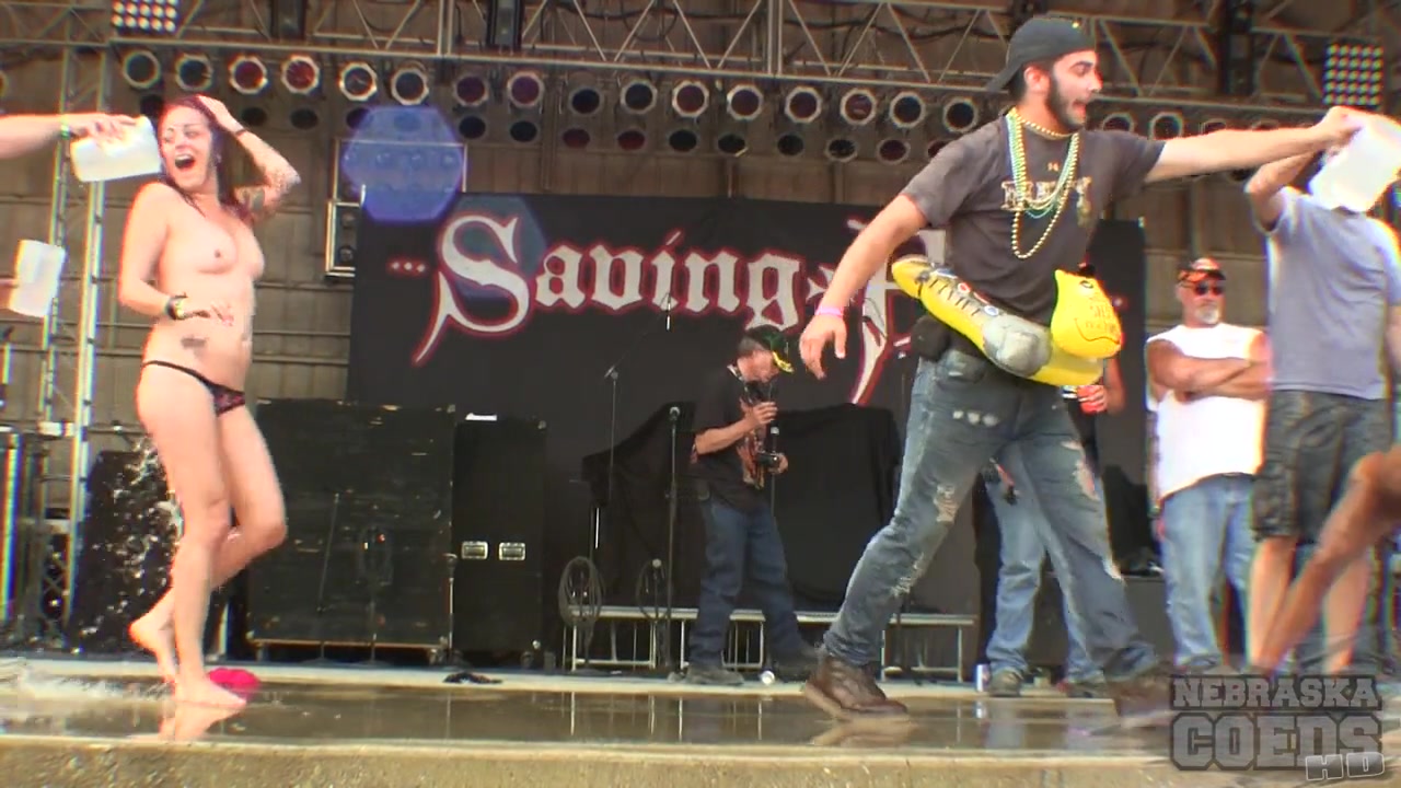 Super Hot Sproty Biker Chick Contest At The 2015 Abate Of Iowa Freedom Rally - NebraskaCoeds