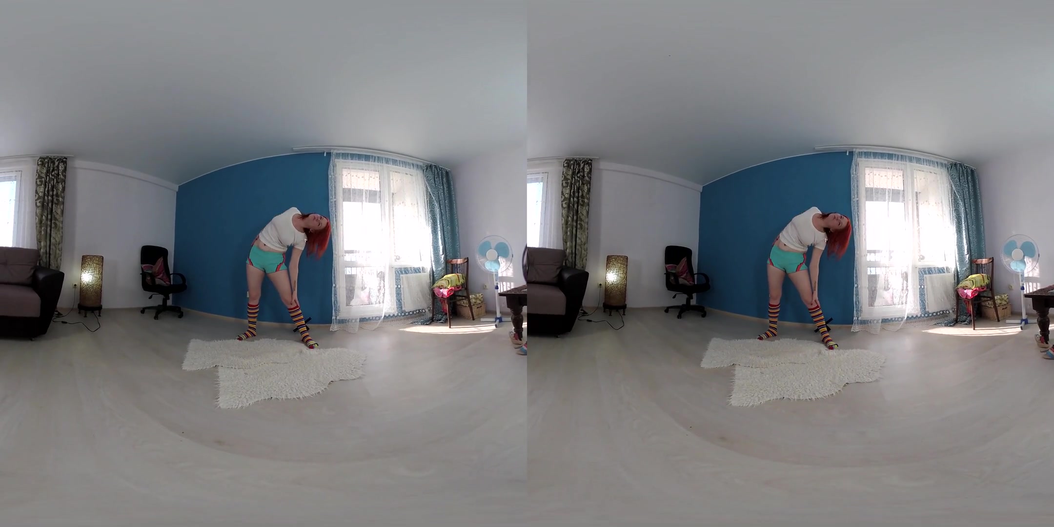 Lissa Red in LissaRed Does Gymnastic - VRmodels